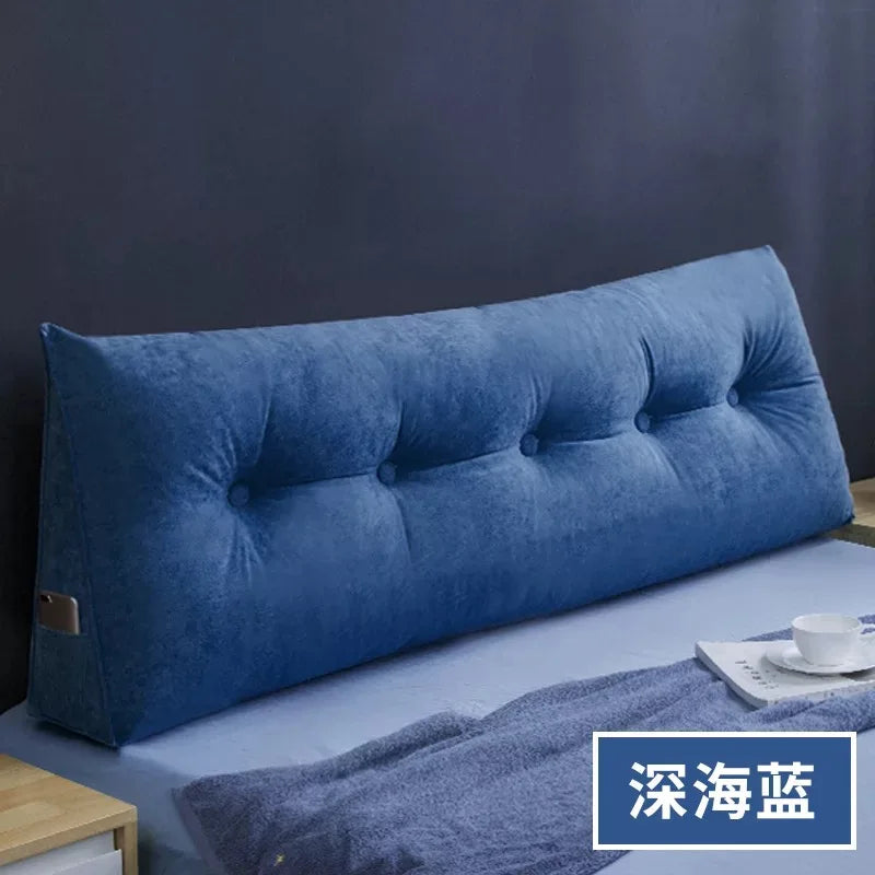 Coussin en tete de lit de Chevet Velours Moelleux Déhoussable