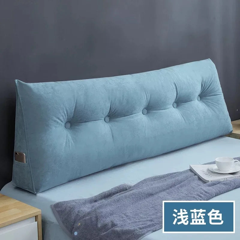 Coussin tete de lit Grand Coussin Dossier Velours Doux