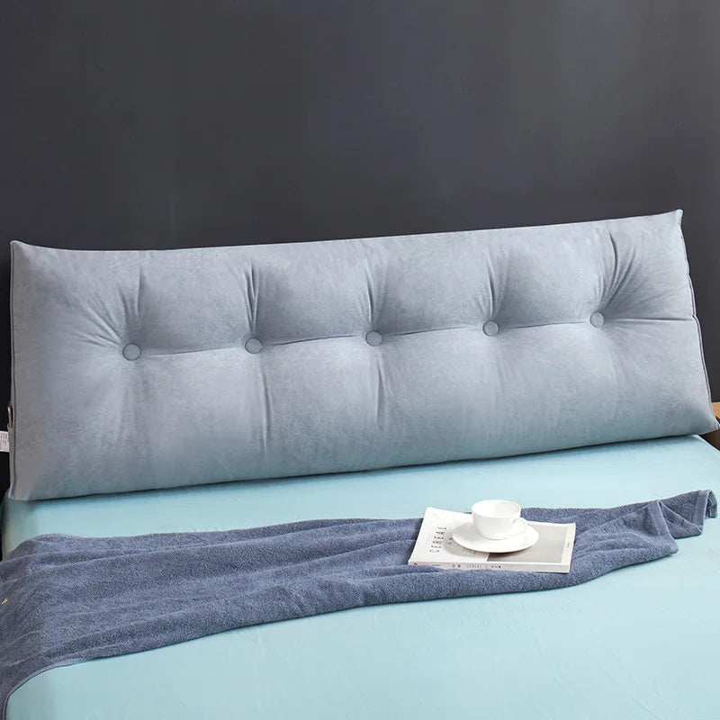 Coussin en tete de lit Chevet Velours Déhoussable Multifonction