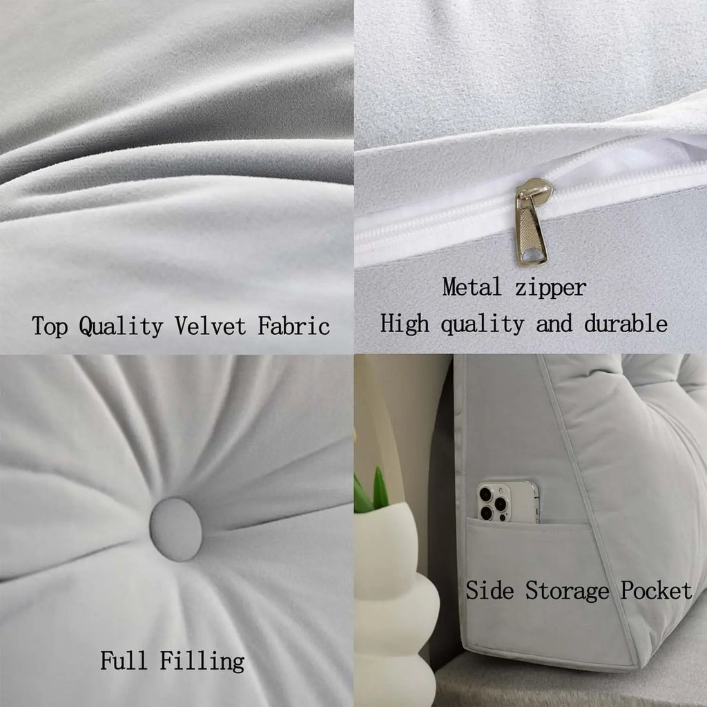 Coussin en tete de lit Triangulaire Confort Optimal