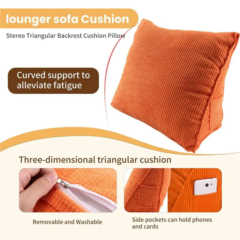 Coussin en tete de lit Cale-Dos Ergonomique Mémoire de Forme