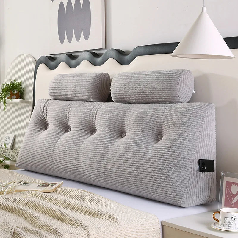 Coussin tete de lit Dossier de Lit Triangulaire Grand Confort Moderne