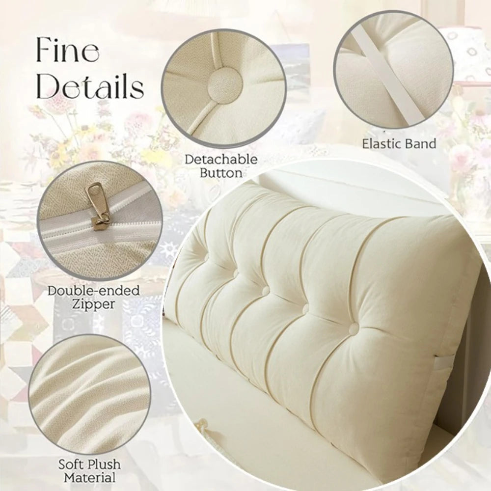 Coussin tete de lit Dossier de Lit Doux Amovible Large