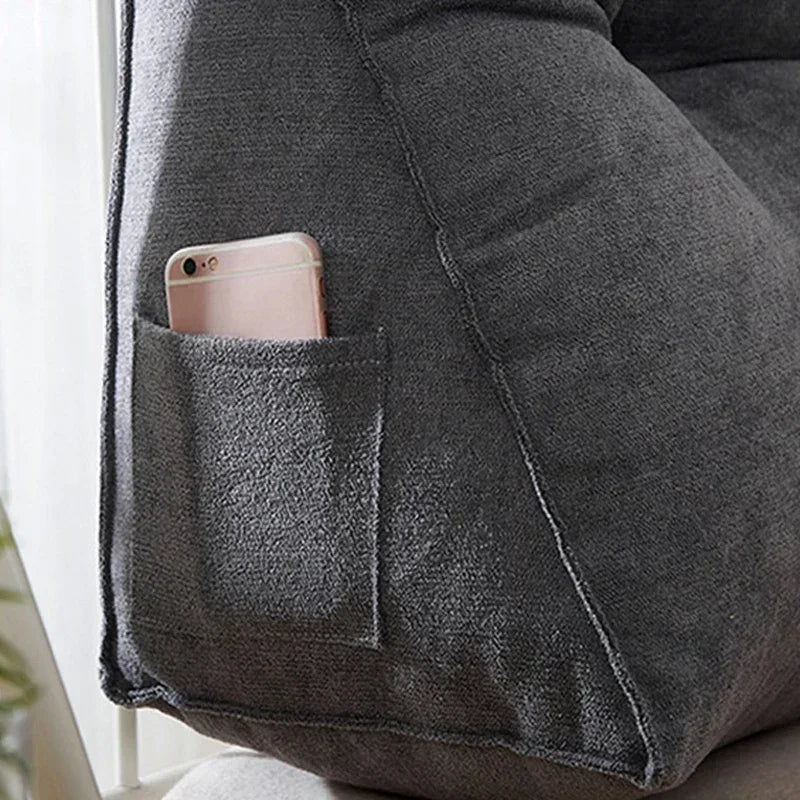 Coussin en tete de lit de Lecture Ergonomique, Soutien Lombaire Optimal