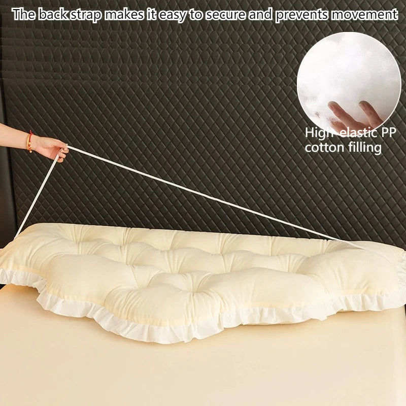 Coussin en tete de lit Volants Design Élégant