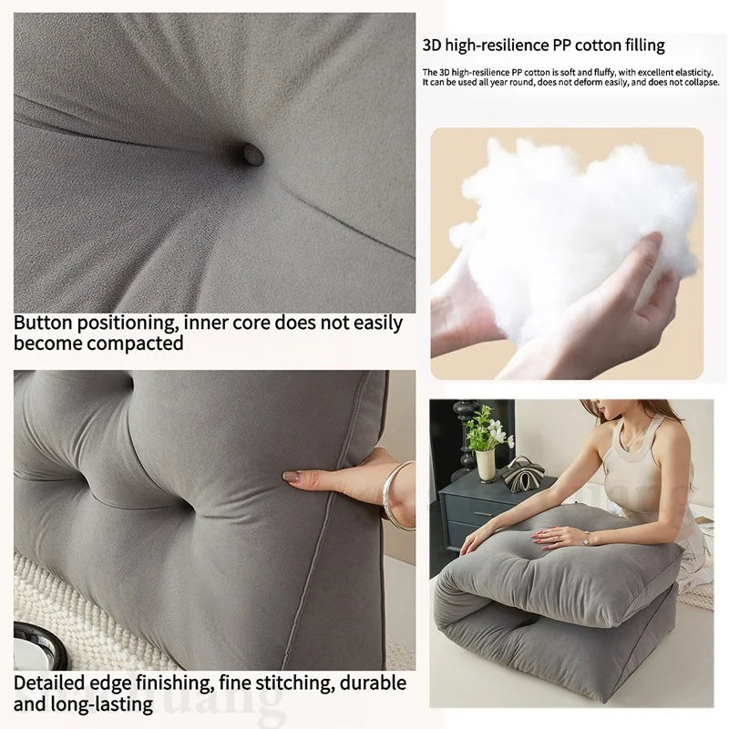 Coussin tete de lit Grand Coussin Dossier Ergonomique Lit Canapé