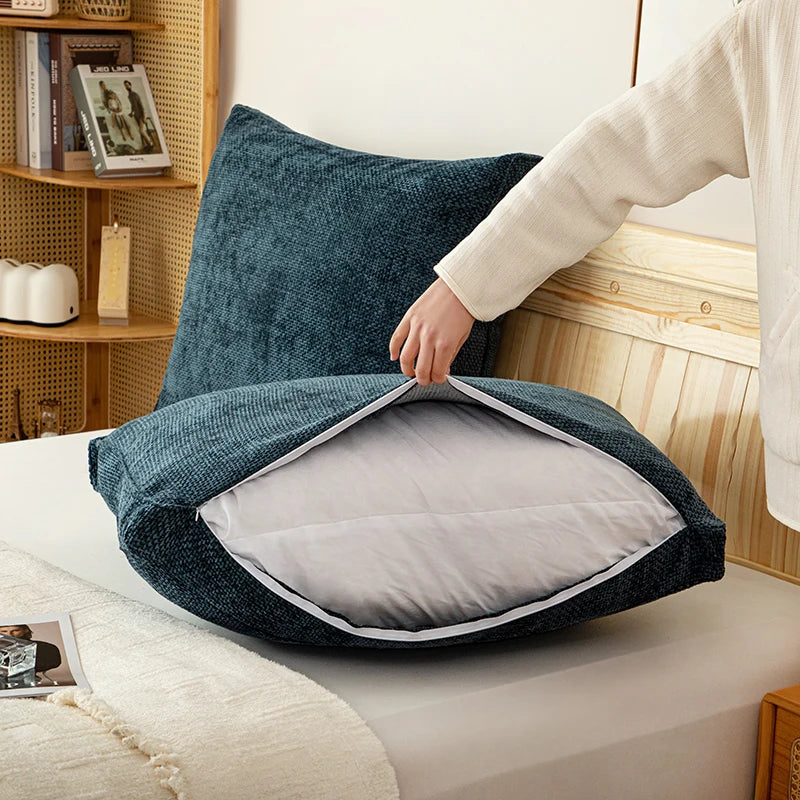 Coussin en tete de lit Chenille : Confort Moderne et Douillet