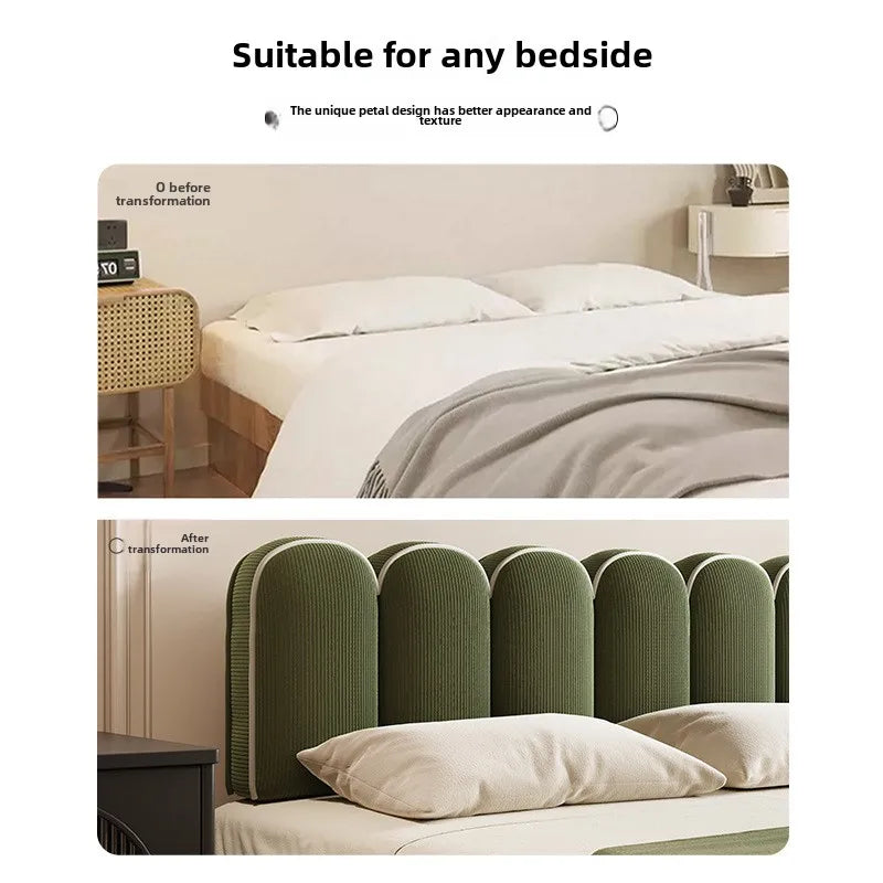 Coussin en tete de lit en forme de gros coussin