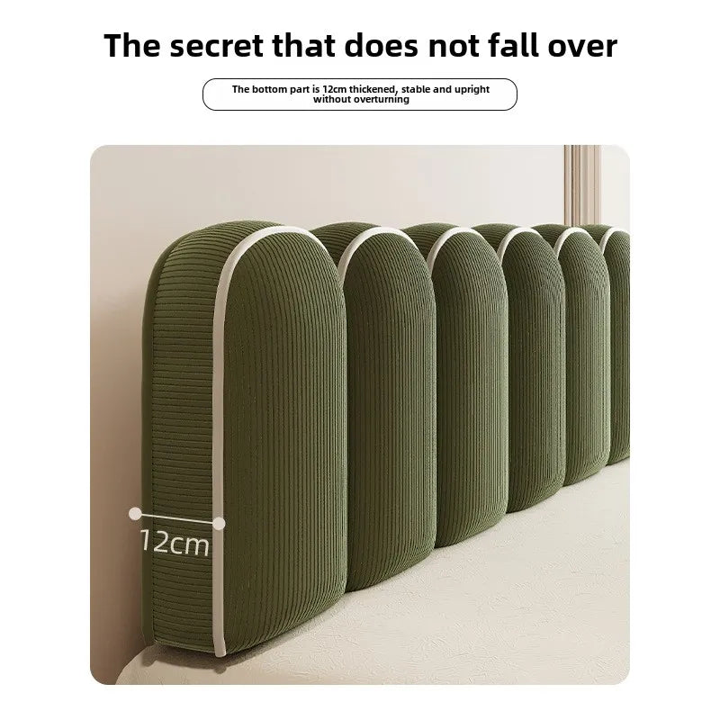 Coussin en tete de lit en forme de gros coussin