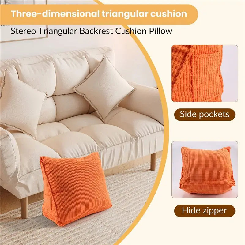 Coussin en tete de lit Cale-Dos Ergonomique Mémoire de Forme