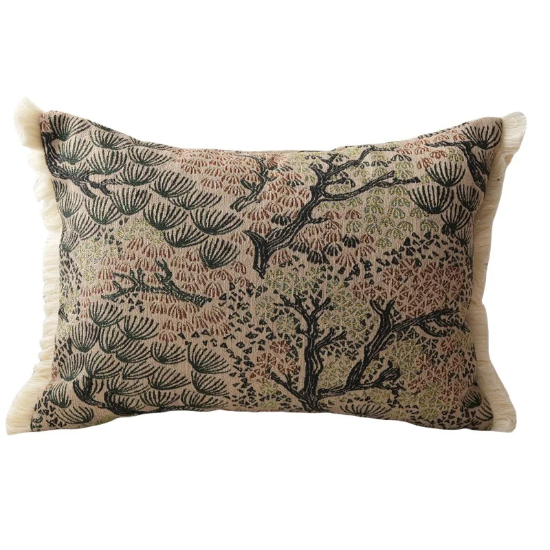 Coussin en tete de lit Déco Chinois Pin Rétro 35x90