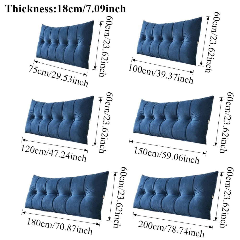 Coussin tete de lit Dossier de Lit Grand Confort Déhoussable