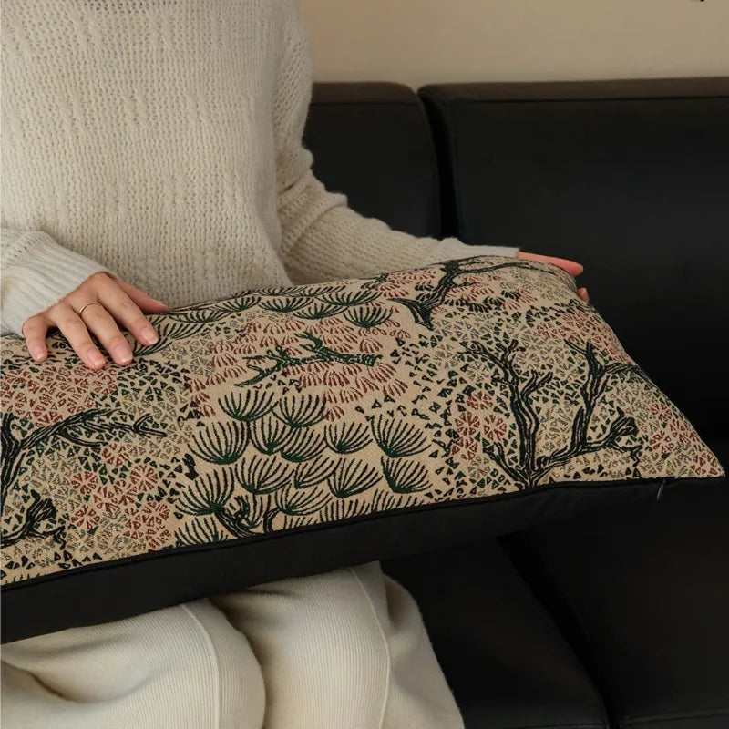 Coussin en tete de lit Déco Chinois Pin Rétro 35x90