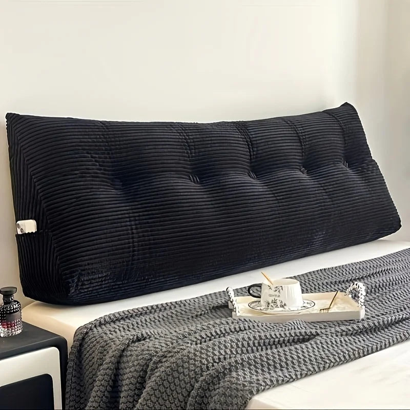 Coussin en tete de lit de Lecture Rayé Déhoussable Confort Ergonomique