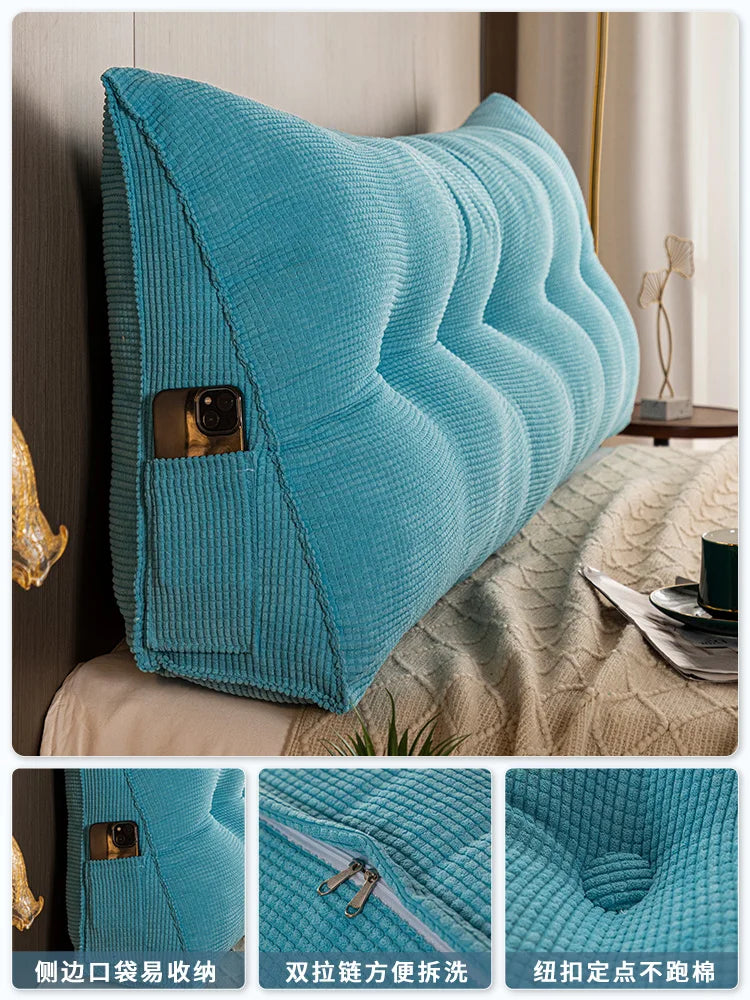Coussin en tete de lit Dossier Grand Confort Déhoussable