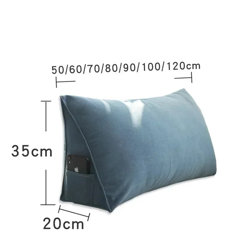 Coussin en tete de lit Triangulaire Grand Confort pour Tête de Lit
