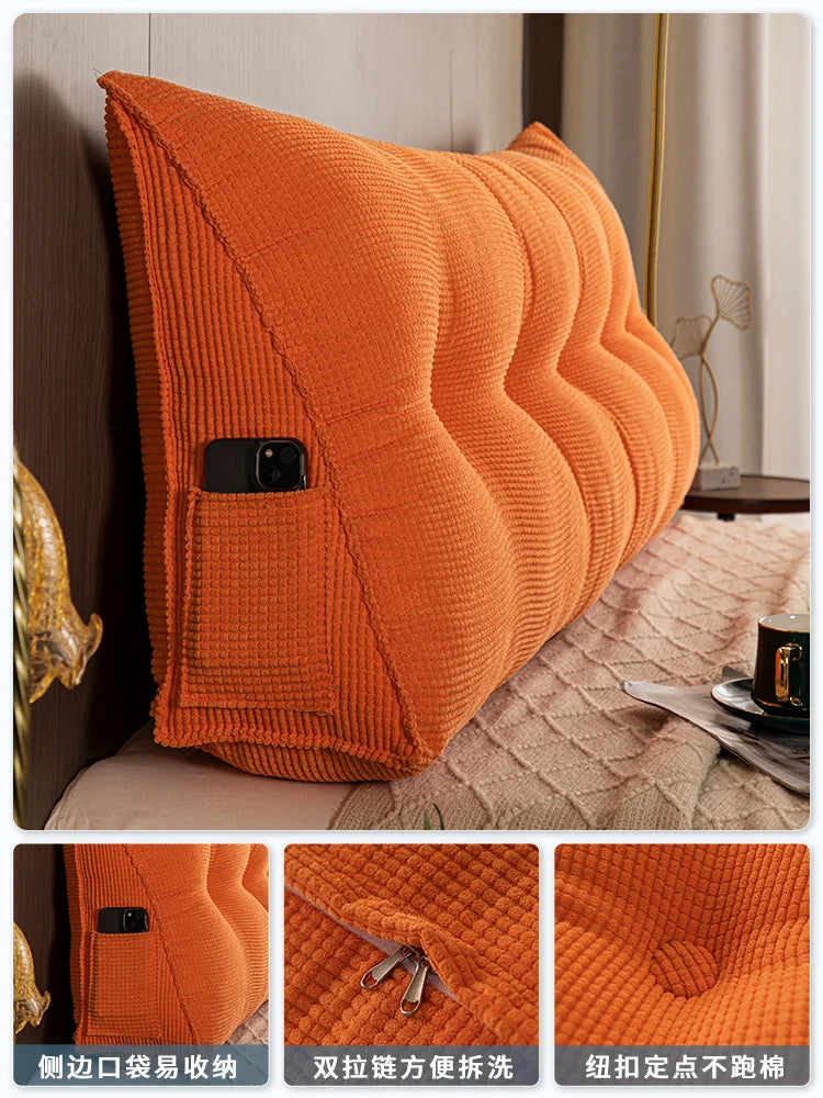 Coussin en tete de lit Dossier Déhoussable Confort XL pour Lit
