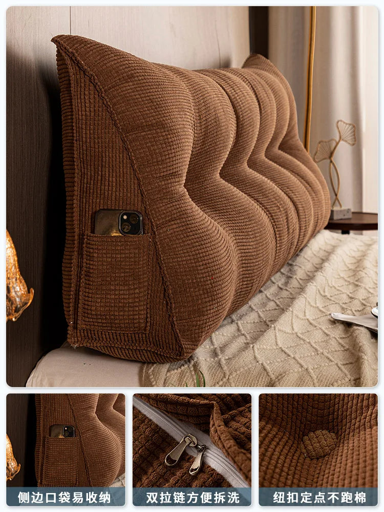 Coussin en tete de lit Confort Déhoussable