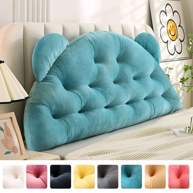 Coussin en tete de lit enfant Velours Oreilles Ours