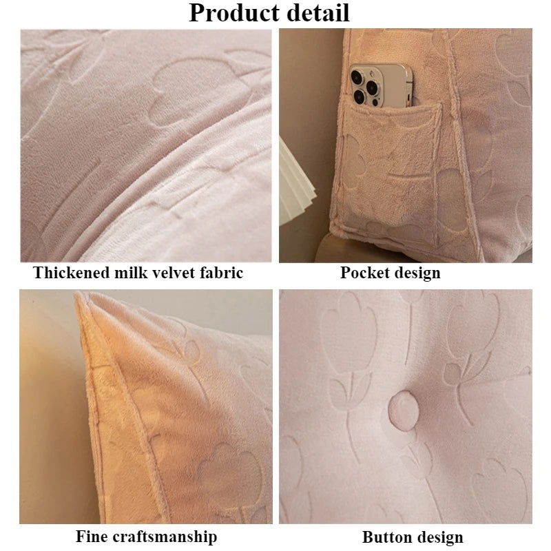 Coussin en tete de lit Dossier Ergonomique Grand Confort Lit