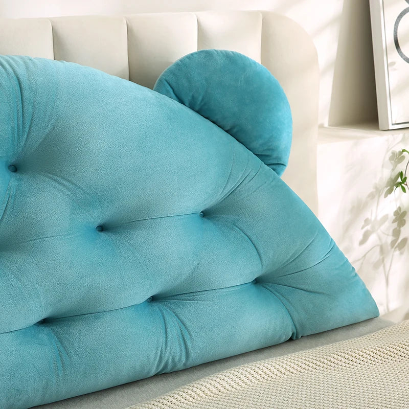 Coussin en tete de lit Enfant Velours Oreilles Ours