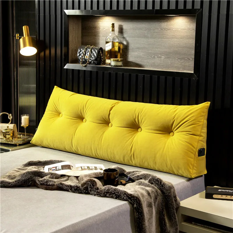 Coussin en tete de lit Dossier Ergonomique Déhoussable – Confort Optimal