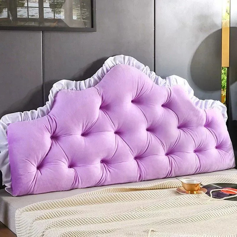 Coussin tete de lit Dossier Tête de Lit Douillet Volants Chic