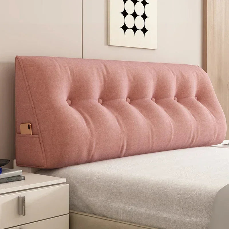 Coussin tete de lit triangulaire lecture soutien