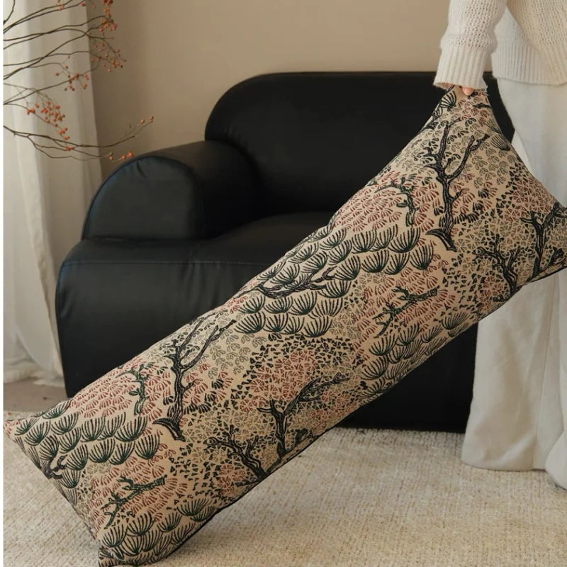 Coussin en tete de lit Déco Chinois Pin Rétro 35x90