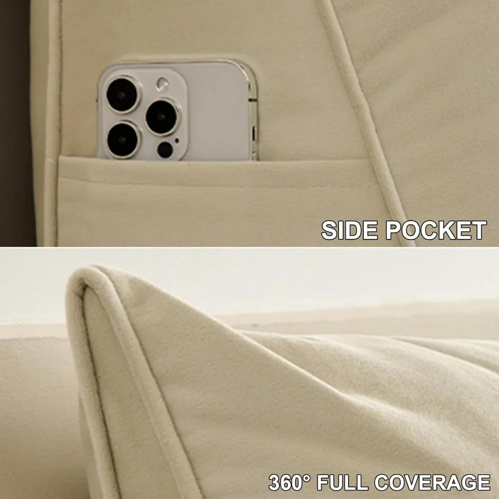 Coussin en tete de lit Triangulaire Confort Optimal