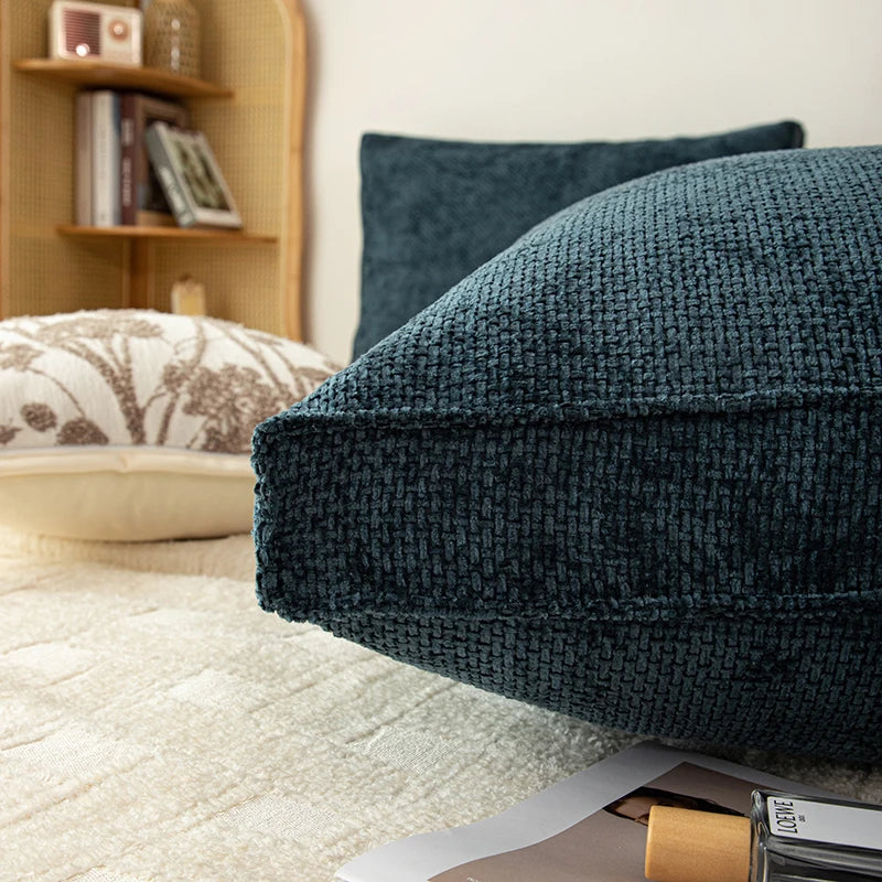 Coussin en tete de lit Chenille : Confort Moderne et Douillet