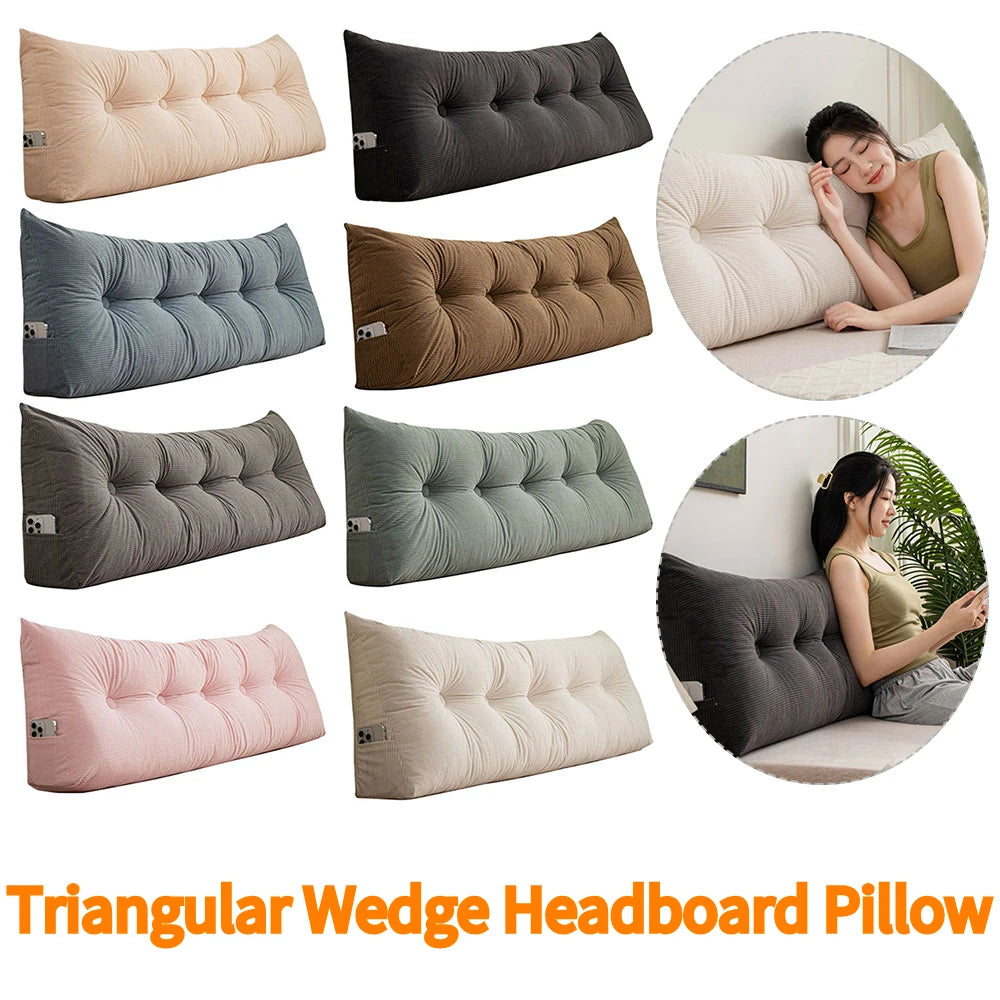 Coussin en tete de lit de Lit Triangulaire : Confort & Rangement