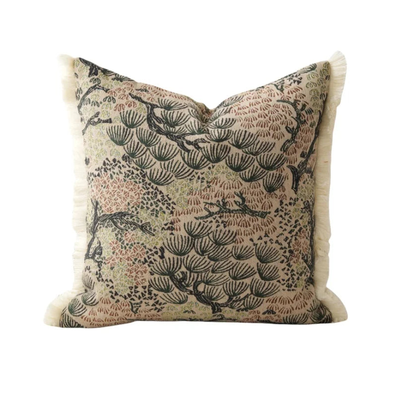 Coussin en tete de lit en patchwork