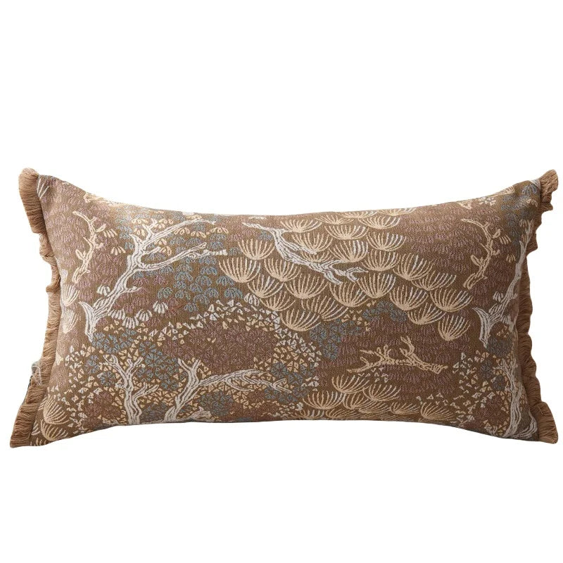 Coussin en tete de lit Déco Chinois Pin Rétro 35x90